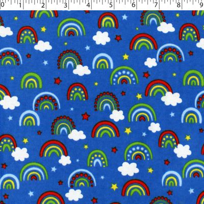 FLANNELETTE PRINTS - RAINBOWS