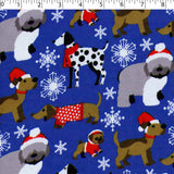 FLANNELETTE PRINTS - WINTER PUPS