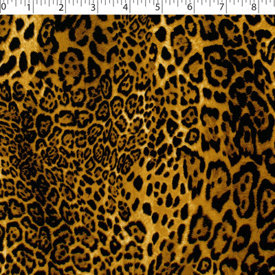 POPLIN PRINTS - LEOPARD