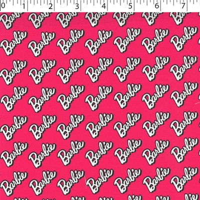 Barbie logo fabric on sale