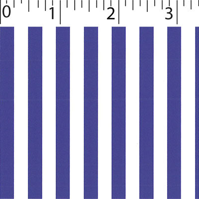 purple ground cotton fabric with white big stripe prints