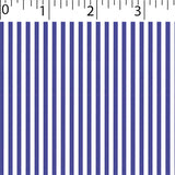 purple ground cotton fabric with white little stripe prints