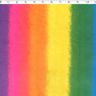 STRIPE BLANKET CHENILLE - RAINBOW