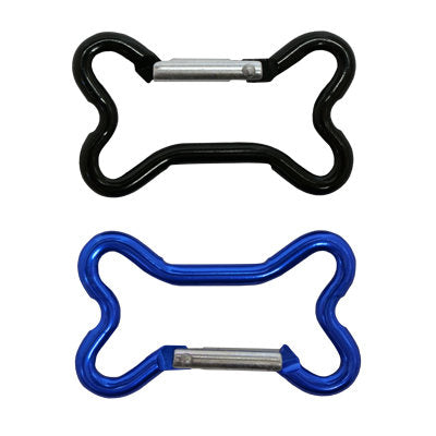 CARABINER HOOK BONE PUSH CLIP 2-PACK