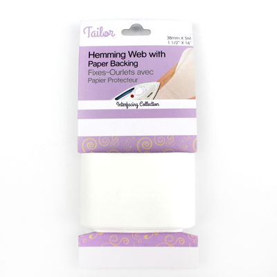 HEMMING WEB WITH PAPER BACKING 38MM X 5M Fabricland Online