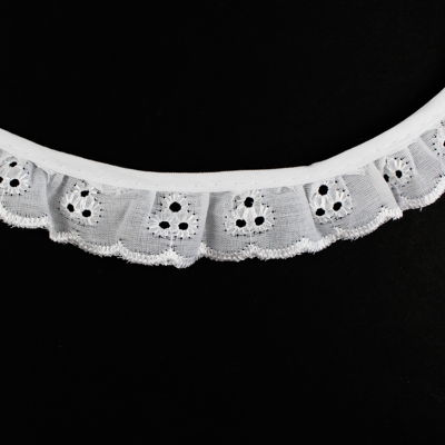 LACE RUFFLED EYELET 1.9CM