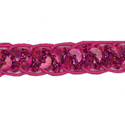 TRIM BRAIDED SEQUIN 1.1CM