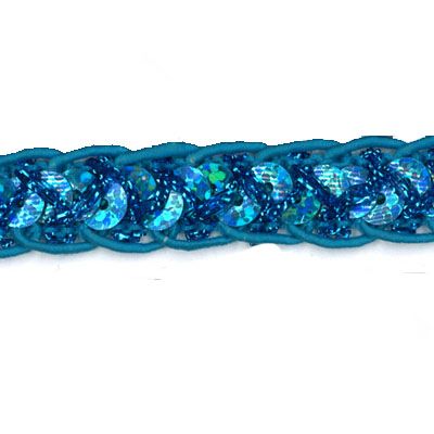 TRIM BRAIDED SEQUIN 1.1CM