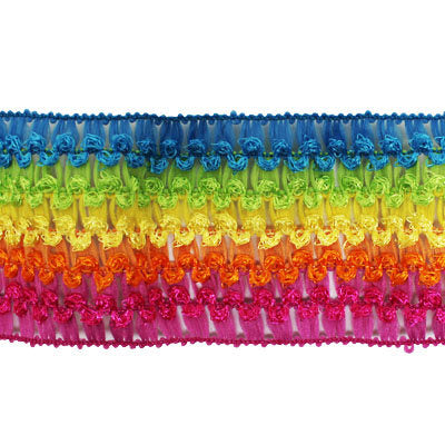 MULTICOLOURED CROCHET ELASTIC 46MM