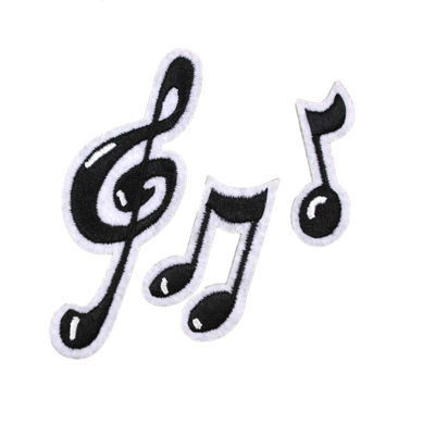 APPLIQUE MUSICAL NOTE