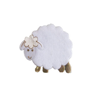 APPLIQUE SHEEP 6.7CM X 4.8CM