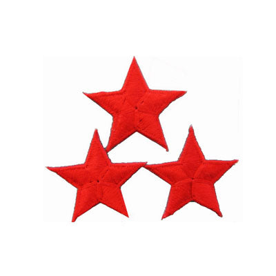 APPLIQUE 3 STARS 3CM X 3CM