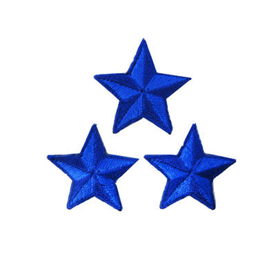 APPLIQUE 3 STARS 3CM X 3CM