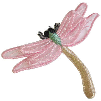 APPLIQUE 3D DRAGONFLY 7CM X 5CM